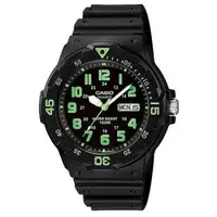在飛比找森森購物網優惠-【CASIO】 潛水風DIVER LOOK指針錶-黑面綠刻度