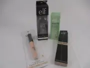 ELF BUNDLE ACNE CLEANSER / BLONDE BROW PENCIL / EYE PRIMER /BRUSH CLEANER *NEW*