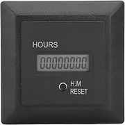 Digital Display Hour Meter Timer Tools Timer Universal HM-1R Quartz Electronic with ABS Material for Construction Machinery Generators
