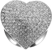 MUCKLILY Rhinestone Car Start Button Cover Car Engine Decor Push Start Button Protector