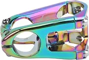 This Aluminum Alloy Bicycle stem adopts Vacuum Plating Technology which Significantly Increases its Corrosion Resistance and wear Resistance Ability. The Bicycle stem with