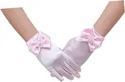 [SHERCHPRY] Flower Girl Gloves Lace Short Mesh Gloves for Wedding for Girls' Special Events