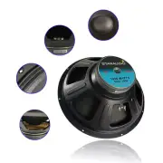 Pro Audio 15" Raw Replacement PA Sub Woofer BT Loud Speaker DJ Driver Full Range