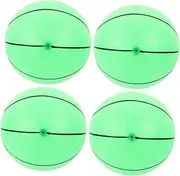 WEKAMOS 1 Set Glow Dark Basketball Inflatable Luminous Basketballs with for Beach Pool and Physical Education Activities