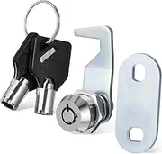 Veemoon 1 Set Tool Box Lock with Keys Cabinet Door Lock for Furniture Rv Storage Durable Construction for Secure Locking Effortless Key Operation and Streamlined Design