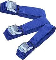 Generic 3pcs Cargo Strap Rope Tightener Heavy Duty Packing Straps Cargo Packing Straps Luggage Tie Down Straps Garden Equipment Heavy Duty Straps Adjustable Cam Buckle Straps Blue Nylon