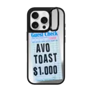 iPhone 16 Pro Mirror Ring Stand Case MagSafe Compatible Avo Toast