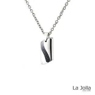 【La Jolla】巴黎戀人 純鈦墜項鍊(男款兩材質)