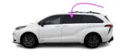 Fits 2011-2020 Toyota Sienna Mini Van Driver Left Rear Door Window Glass/Sliding (for: Toyota)