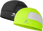 [MELASA] Cycling Hat Under Helmet, Lightweight Breathable Sweat Protection Summer Mesh Helmet Insert, Quick-Drying Sports Caps for Cycling, Motorcycle, Running, Men and Women