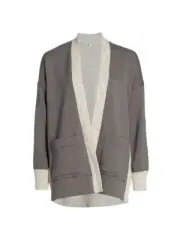NWT Splendid Jayla Mixed-Media Open Cardigan Jacket XL