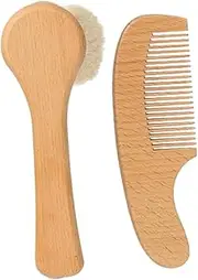 TOVINANNA Care Comb Grooming Kit for Newborn Girls Soft Bristle Brush Scalp Brush Set