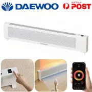 DAEWOO Graphene Baseboard Electric Heater APP Heating Winter Warmer 2200W AU