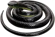 AIMALL 1PC Garden Rubber Snakes Realistic Trick Toy Simulation Snake Whimsy Joke Scary Gift