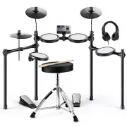 Donner DED-70 Electronic Drum Set | NEW VERSION | With Throne Headphones