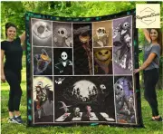 Jack Skellington Sofa BLANKET The Mother Day Gift Christmas Gift Halloween Gift