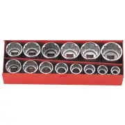 Koken 3217M 3/8″ Square Drive Socket Set 12 Point 14 Piece Metric Made in Japan
