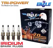 IGNITION LEADS & IRIDIUM PLUGS - for Daihatsu Applause A101 1.6L carby HD-F (for: Daihatsu)