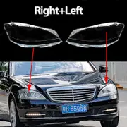 For Mercedes-Benz W221 S Class facelift 2009-2013 S280 S350 S430 S500 S600 Housing Front Headlights Lens Shell Glass Lightcover Right and Left