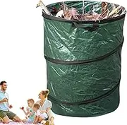 Outdoor Camping Trash Can,Outside Camping Waste Bin | Large Capacity Outdoor Garbage Can, Multifunctional Recycling Bin for Yard Waste, or Laundry