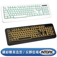 在飛比找森森購物網優惠-INTOPIC 廣鼎 USB糖果造型鍵盤(KBD-USB-6