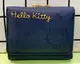 【震撼精品百貨】Hello Kitty 凱蒂貓 三麗鷗 KITTY日本珠扣短夾/零錢包-蝴蝶結藍#12426 震撼日式精品百貨