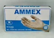 Clear Vinyl Latex Free Gloves - MEDIUM