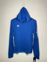Umbro Takeover Hoodie Girls Size XL 16 Blue Pullover Soccer Long Sleeve Active