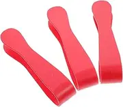 HOMSFOU 3pcs Simulated Barbecue Clip Pretend Play Mini Claw Clamp Small Clip Mini Claw Clips Abs Red