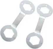 UPKOCH 2pcs Washing Machine Spanner Clutch Repair Wrenches Washer Repair Hand Tools (36/38mm)