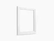 KOHLER K-99663-24-1WA Poplin Medicine Cabinet Surround, Small, Linen White