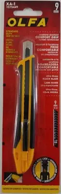 OLFA 1075449 XA-1 9mm Fiberglass Rubber Grip Utility Knife