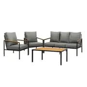 Livsip Outdoor Lounge Sofa Set Patio Furniture Table Chairs Garden Lounge Set