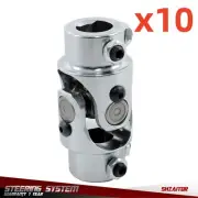 10PCS Single Universal Steering U-Joint Shaft 3/4"DD x 3/4"DD 1 Year Warranty (for: Toyota)