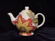 NEW Pier 1 Imports Carynthum Earthenware Ceramic 5 Cup Teapot Gift Ceramic