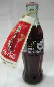 Coca Cola Mardi Gras New Orleans Bottle for Springtime in Atlanta, GA Show 1996