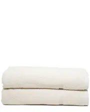 Set of 2 Ivy Collection Rice Effect Bath Sheets