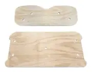 E-Z-GO TXT Years 2014 and up Golf Cart Replacement Seat and Backrest Wood Board