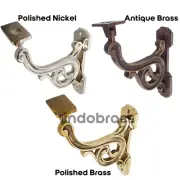 2Pcs 7" Stair Rail Bracket Antique Victorian Hand Rail Bracket Adjustable