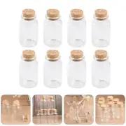 Cork Storage Jar Food Storage Jar Small Glass Bottles Small Jars Cork Lids