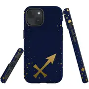 For iPhone 15 Plus Case, Shielding Cover, Sagittarius Symbol