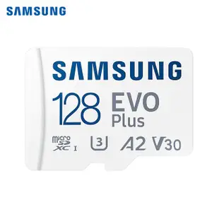 三星SAMSUNG 128G EVO Plus micro SDXC U3 A2 V30 UHS-I高速記憶卡 廠商直送