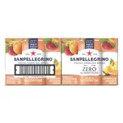 Sanpellegrino Zero Grams Added Sugar Italian Sparkling Drinks Sparkling Peach...