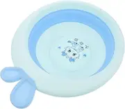 iplusmile Collapsible Wash Basin Cute Cartoon Dragon Design Portable Folding Plastic Tub for Face Foot Washing Space Saving Travel Care