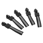 10pcs #5 Zipper Slider Replacement Puller Extension Handle Extender Reflective