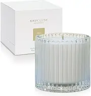 [VAUCLUSE] Pear & Freesia Scented Candle 280g - Luxury Soy Wax Candle with 40+ Hour Burn Time, Floral Fruity Fragrance for Relaxation & Stress Relief - Reusable Glass Tumbler, Clean-Burning