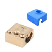 Heater Block+Silicone Shell Case For CR10/E3D V6 Hotend 3D Printer MK8 Nozzle a