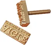 Logo Custom Pure Brass Copper Mold Hot Stamping Imprint Mold Handmade Leather Goods DIY Leather Label Embossing Custom