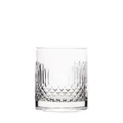 4pc Luigi Bormioli Diamante DOF 380ml Whisky Glasses Set Drink Tumbler Clear
