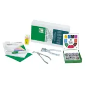 Coltene Hygenie Rubber Dam Winged Complete Kit With Clamps Punch Frame Sheets